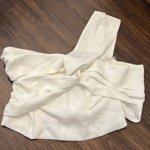 One Shoulder Crop Top